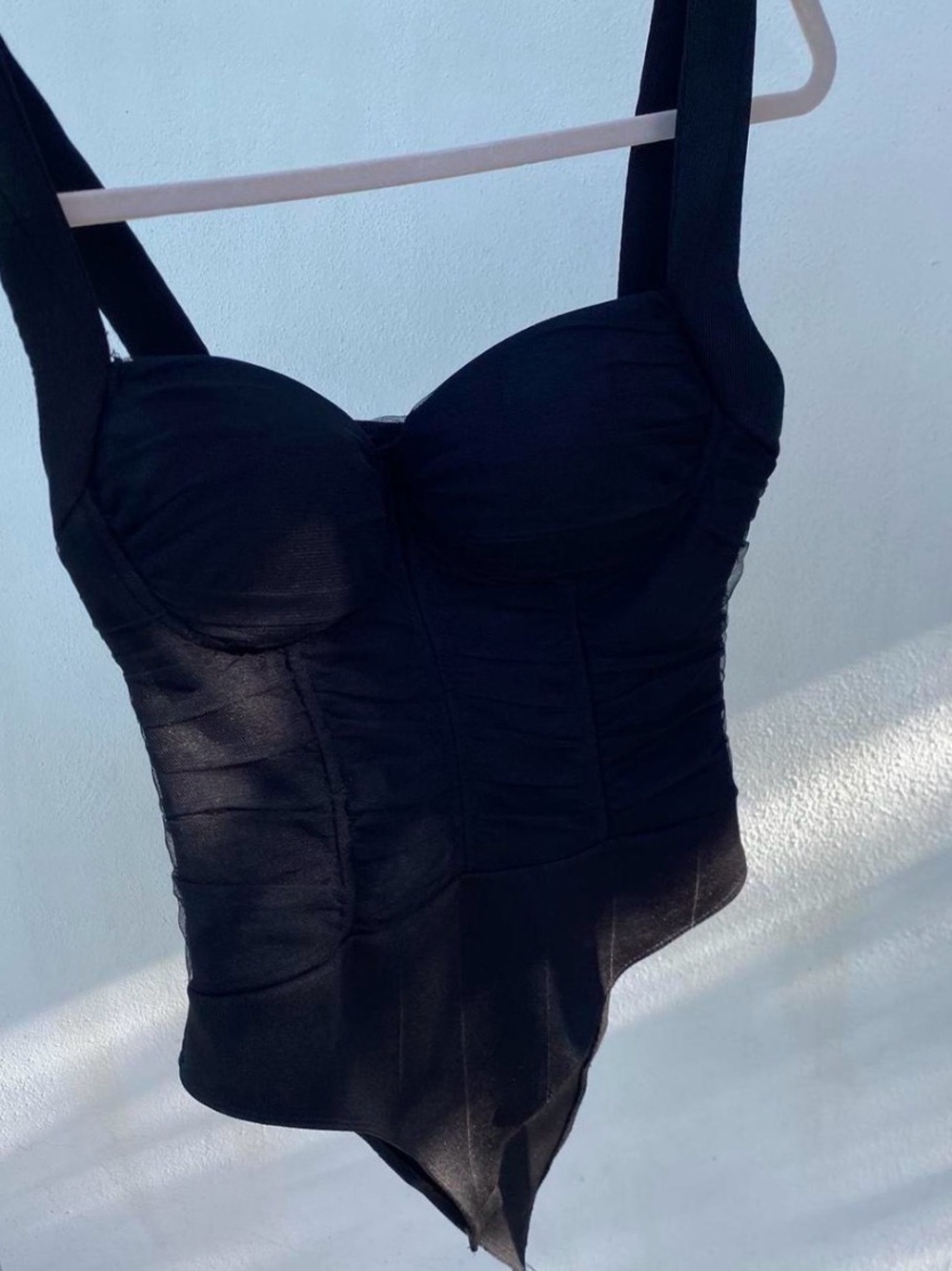 Sexy Structured Bustier Bodysuit
